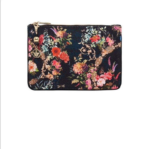Camilla Handbags - LAST ONE 🖤 CAMILLA *Hampton Hive* black floral coin & phone purse bag pochette